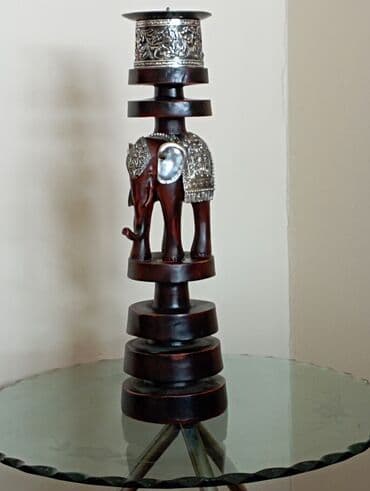led svece pepco: Candlestick, color - Multicolored, Used — 4