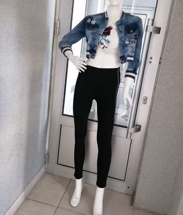 elegantne pantalone sa visokim strukom: S (EU 36) — 3