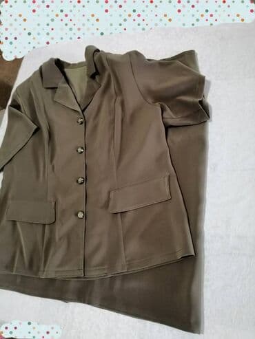 swarovski komplet mindjuse i ogrlica: 2XL (EU 44), Jednobojni, bоја - Maslinasto zelena — 5