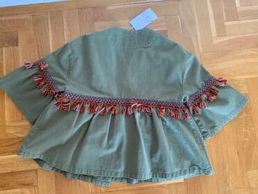 Pončo: Zara, M (EU 38), bоја - Maslinasto zelena — 4