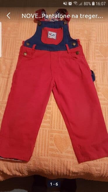 5.11 pantalone: 104-110, bоја - Crvena — 1