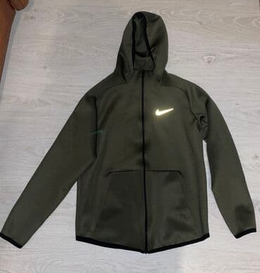 trenerke s: Nike, M (EU 38), L (EU 40), Jednobojni, bоја - Maslinasto zelena — 1