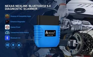pokrivač za auto: Alat za čitanje i brisanje grešaka. NEXAS NexLink Bluetooth IOS & — 12