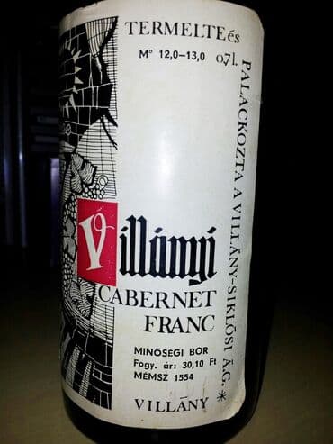 Čaj, kafa, pića: Villany cabernet franc flaša raritet Villany cabernet franc flaša — 1