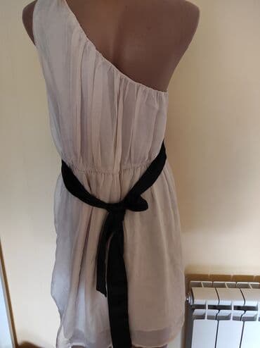 midi haljine h m: 9Fashion Woman S (EU 36), bоја - Bež, Večernji, maturski, Drugi tip rukava — 3