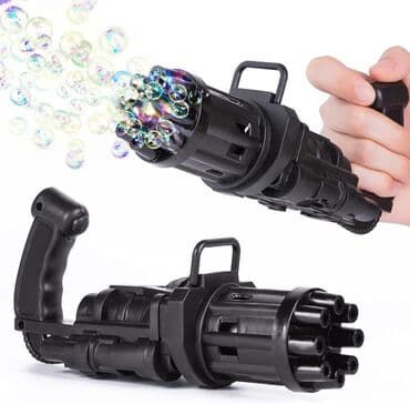 Children's Items: Pistolj za mehurice novo pistolj za balone bubble gun akcija cene — 7