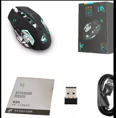 miš za laptop: ***Poslednje Snizenje*** Bežični PUNJIVI Mis X8, potpuno i 100% — 1