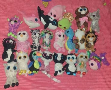 gumeni konjic za decu: TY BEANIE BOOS original plisane igračke bini bu. skupljali smo ih — 7