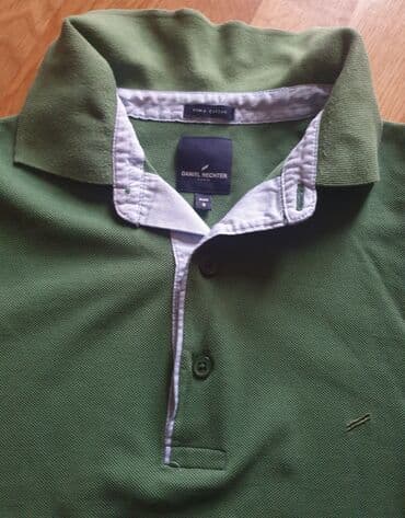 majica s: DANIEL HECHTER Paris zelena polo majica sa kragnicom S velicina, ali — 1