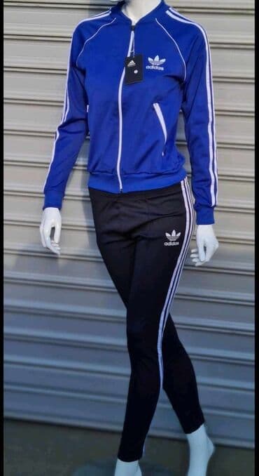 sportski sorcevi: Adidas, Prugasti, bоја - Svetloplava — 2