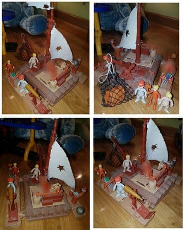 ikea igracke drvene: DISNEY PETAR PAN heroes - original Famosa. Peter pan pirates wooden — 3
