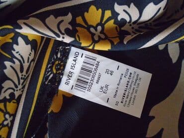 prsluk i pantalone komplet: River Island, 3XL (EU 46), Geometrijski, bоја - Crna — 3