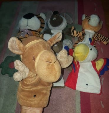 traktor na pedale za decu: Plisane igracke 6 komada. za pozorisnu predstavu. Stavljaju se na — 3