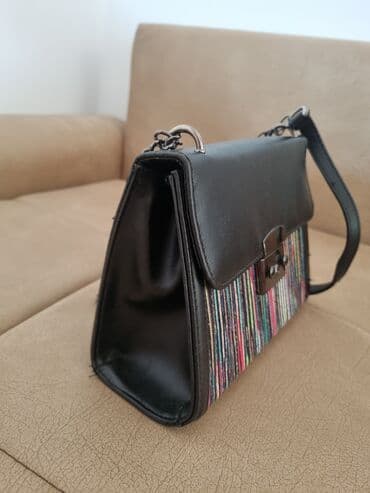 bele torbe: Elegantna torbica, Materijal: Koža — 3