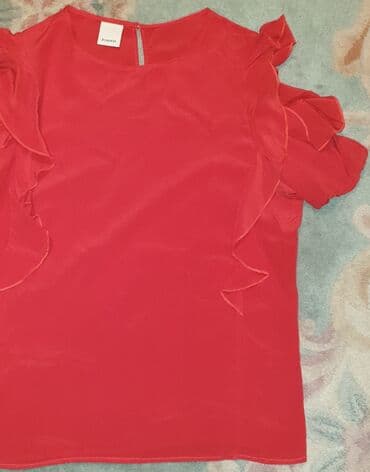 Bluze: Pinko, S (EU 36), Jednobojni, bоја - Crvena — 4