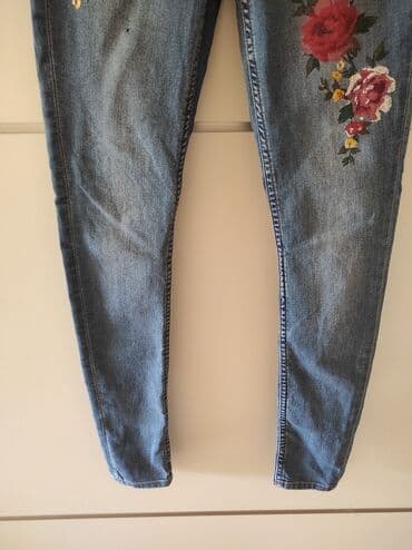 lidl pantalone: H&M farmerke veličina 34. Dubok model. Poluobim struka 30/34 — 3