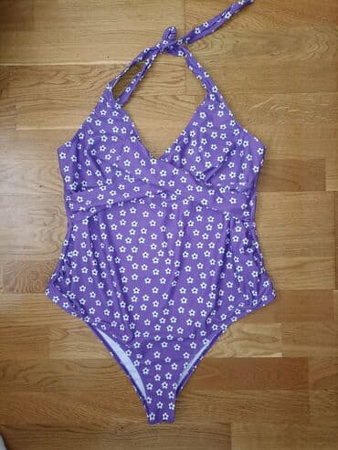 kupaci push up: XL (EU 42), Poliester, Cvetni, bоја - Ljubičasta — 4