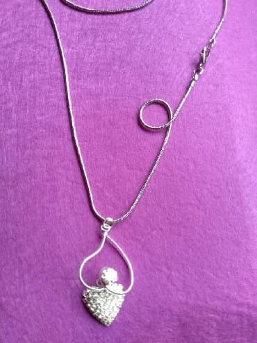 aksesoari za muskarce: Ogrlica sa priveskom, Handmade, Materijal: Cirkon — 2