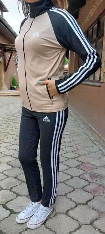 sportski sorcevi: Adidas, S (EU 36), M (EU 38), L (EU 40), Prugasti, bоја - Šareno — 2