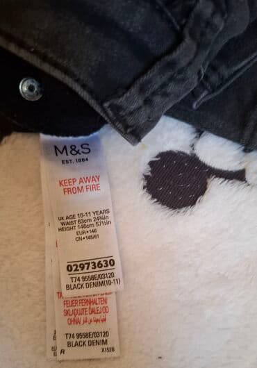 paket odece m: Paket: Farmerke, Pantalone, Duksevi, Za devojčice, uzrast: 9-10 godina — 25