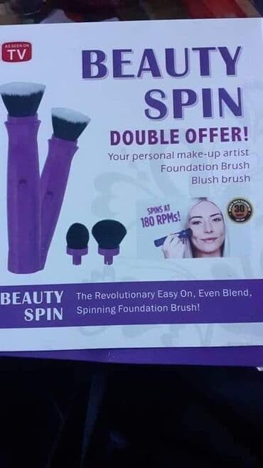 Šminka: Beauty spin cetkica za sminkanje sa 4 nastavka,radi na baterije.I ono — 3