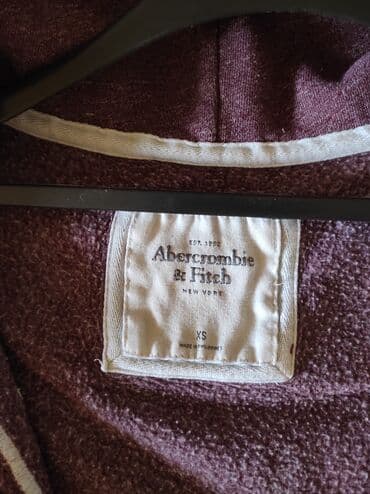 tek flis trenerka: Abercrombie & Fitch, XS (EU 34) — 5