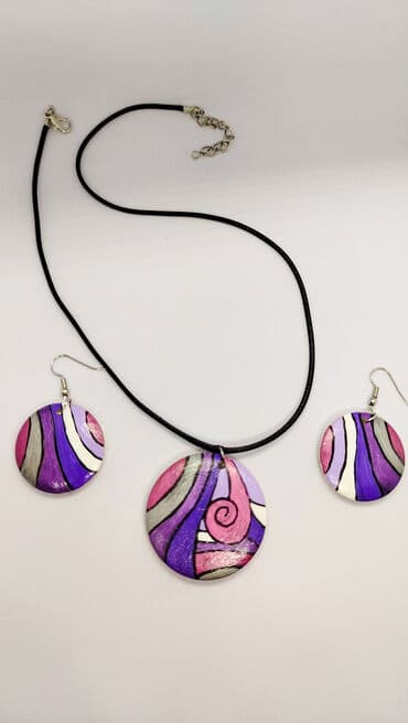 pandora privezak zaba: Ogrlica sa priveskom, Handmade, Materijal: Epoksi smola — 25