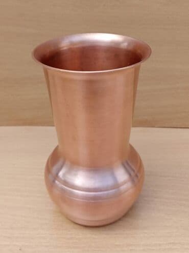 stari satovi prodaja: Bakarna Vazna ZAMBIAN COPPERWARE - KITWE - COPPER CRAFTS LID Visina — 2