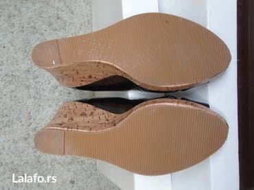 kickers cipele: Sandale na platformu od plute, visina stikle 9,5 cm, broj 37 — 5