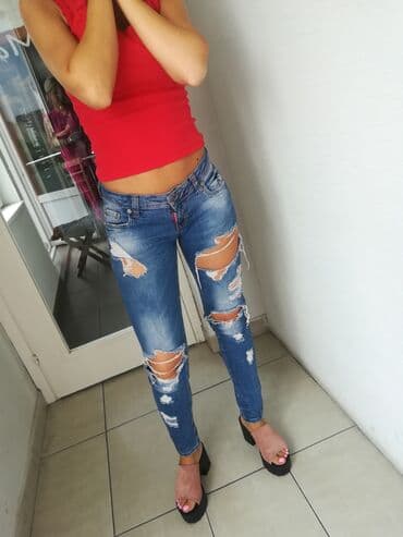 farmerice s: DISQVARED FARMERICE EXTRA MODEL I KVALITET VEL S M SA PUNO ELASTINA — 2