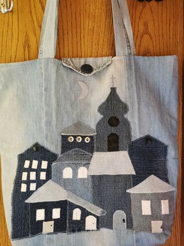 dior rumenilo cena: Torba za rame, Handmade, Materijal: Platno — 1