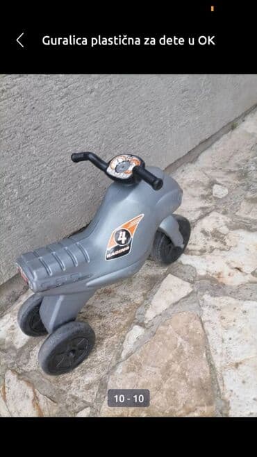 konjic za decu: Guralica mala lepa za malo dete plastična možda 2 g
Ispravno
 Mirjevo — 8