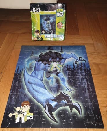 konjic za decu: Ben 10 wolf - cartoon network. Original puzzle - puzle - pazl kako ko — 3
