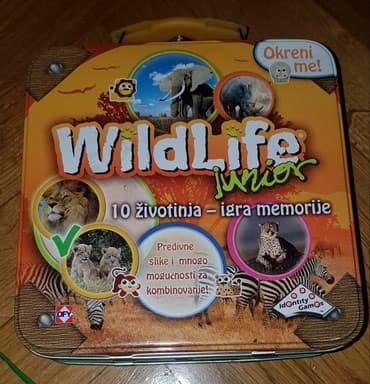 lidl kofer za decu: Igra memorije - zivotinje.  Sealife junior - morske i  Wildlife - — 2