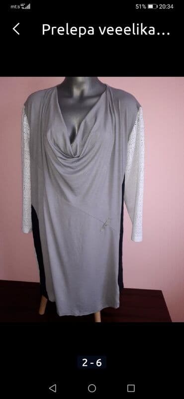 svecane pantalone i tunike: One size, bоја - Siva — 3