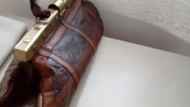 novi pazar roba na veliko: Elegantna torbica, Materijal: Koža — 2