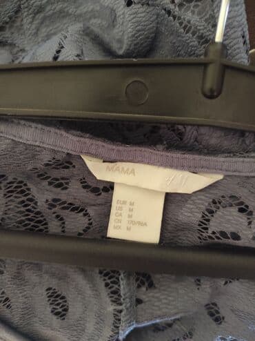 mana haljine za punije: H&M M (EU 38), bоја - Tamnoplava, Kratkih rukava — 3