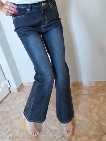 legend ženske pantalone: 28, 28, Teksas, Normalan struk, Zvoncare — 8