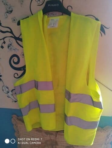 tek flis trenerke cena: Radni prsluk, XL (EU 54), bоја - Žuta — 6