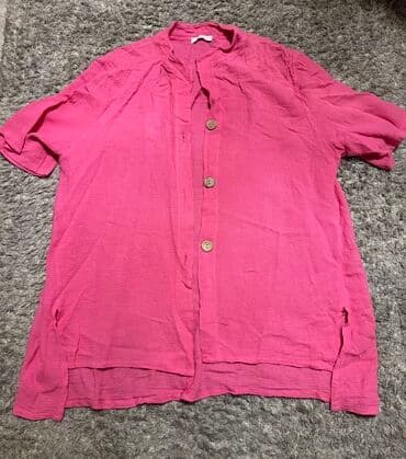 helanke rebrasti pamuk: 9Fashion Woman, XL (EU 42), L (EU 40), 2XL (EU 44), Pamuk, Jednobojni, bоја - Roze — 2