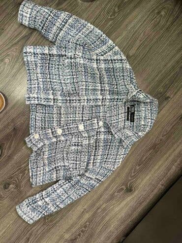 prsluk i pantalone komplet: Zara, M (EU 38), Karirani — 4