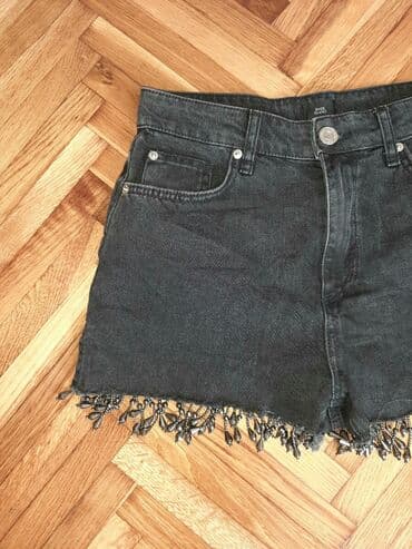 pantalone s: S (EU 36), Teksas, bоја - Crna — 2