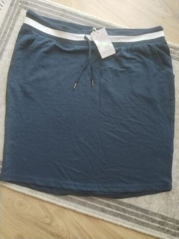 suknja sorc stradivarius: XL (EU 42), Mini, bоја - Tamnoplava — 1