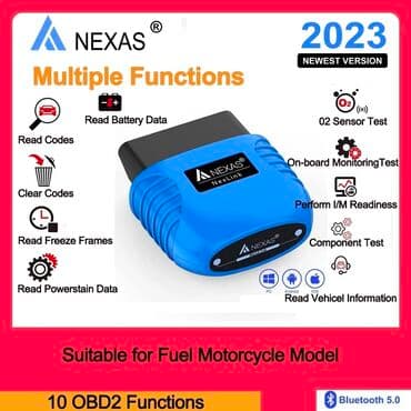 pokrivač za auto: Alat za čitanje i brisanje grešaka. NEXAS NexLink Bluetooth IOS & — 2