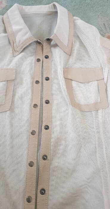 bluza od tila: S (EU 36), bоја - Bež — 1
