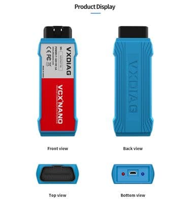 auto pojasevi u boji: VXDIAG VCX Nano NX500 Pro WiFi za Ford Mazdu VXDIAG NΑΝΟ NX500 Pro za — 3