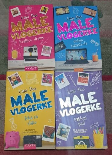 zvucnik i knjiga: Male vlogerke - Ema Mos, Kraljica drame. Knjiga tinejdž, za devojcice — 1