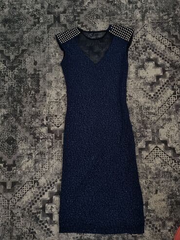 Haljine: 9Fashion Woman M (EU 38), bоја - Tamnoplava, Kratkih rukava — 1