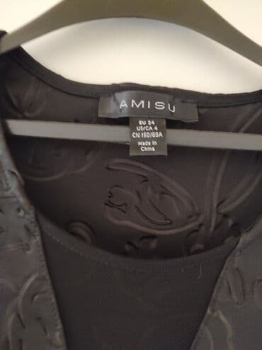 midi haljine h m: A-Dress S (EU 36), bоја - Crna, Koktel, klub, Drugi tip rukava — 4