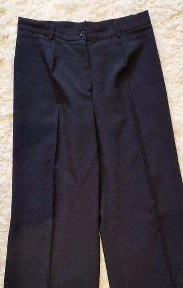 Pantalone: M (EU 38), Visok struk, Zvoncare — 2